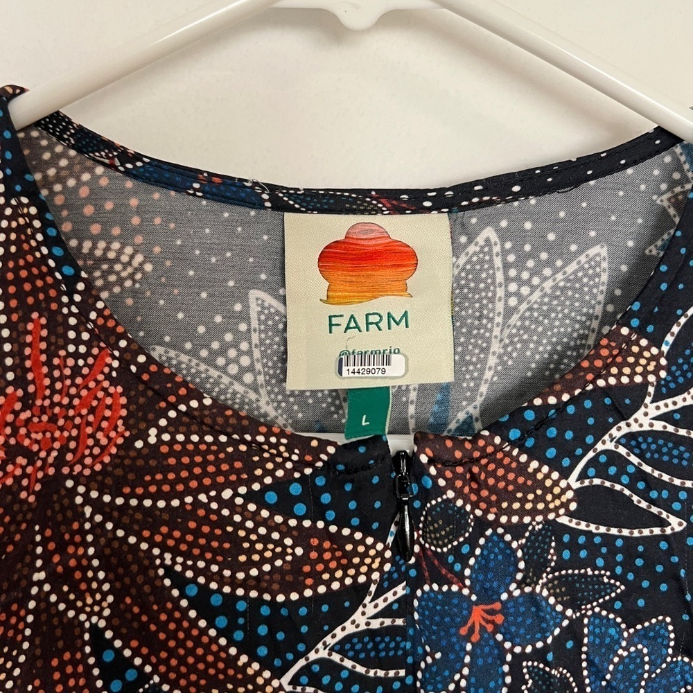 Farm Rio Blue Floral Maxi Dress - Picture 3 of 5